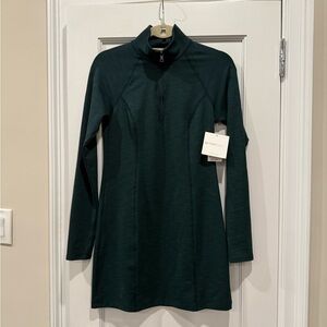 Beyond Yoga Dark Green Long Sleeve Dress